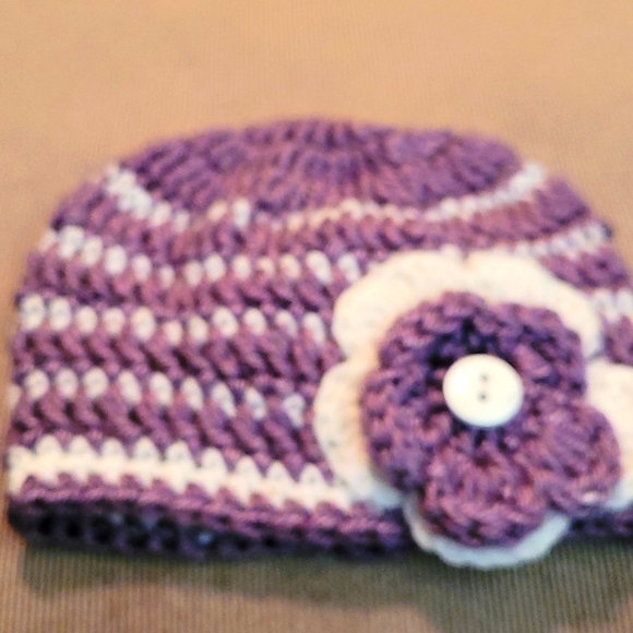 Hat girls crochet hat - Picture 2 of 3